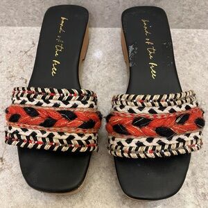 Band of the Free Jute wood sandals